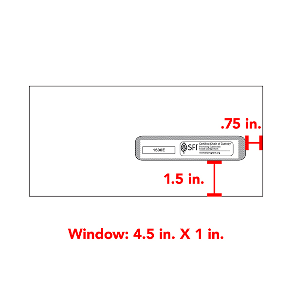 CMS-1500 Envelope, #10, Self-Seal ( Pack of 500 ) - Image 4